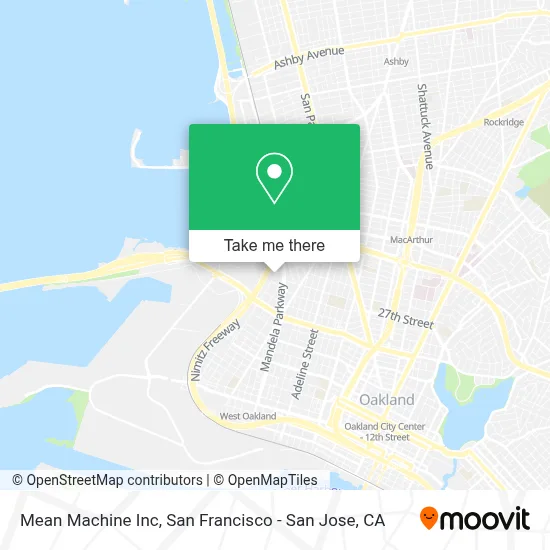 Mean Machine Inc map