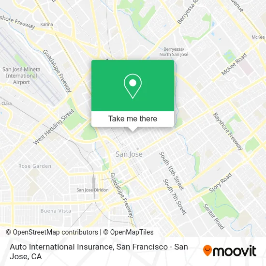 Auto International Insurance map