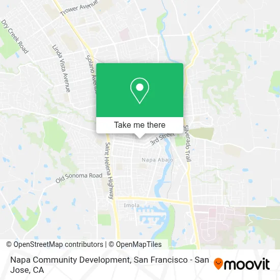 Napa Community Development map