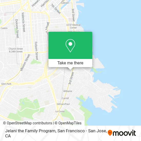 Jelani the Family Program map