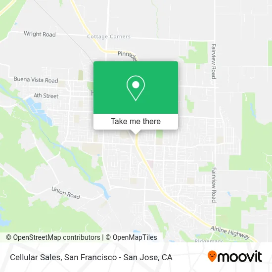 Cellular Sales map