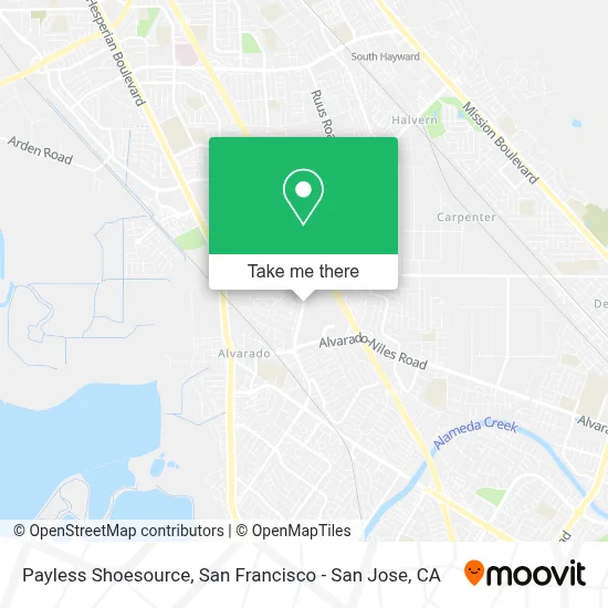 Payless Shoesource map