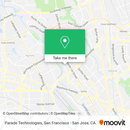 Parade Technologies map