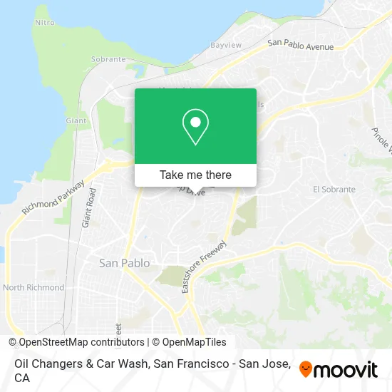 Oil Changers & Car Wash map