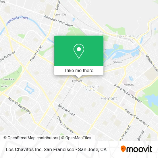 Los Chavitos Inc map
