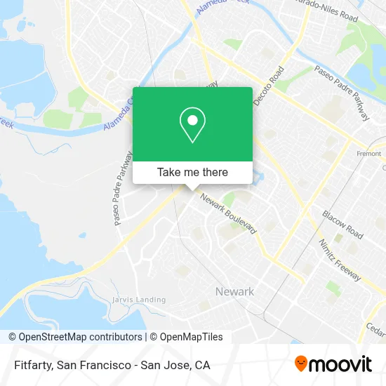 Fitfarty map