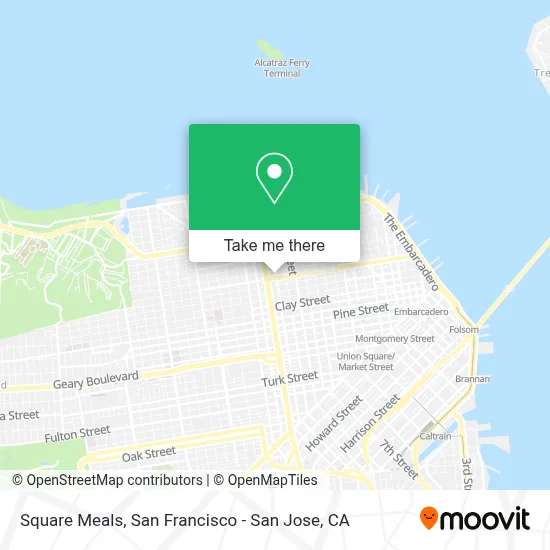 Square Meals map