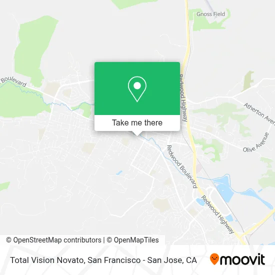 Total Vision Novato map