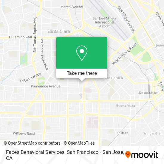Faces Behavioral Services map