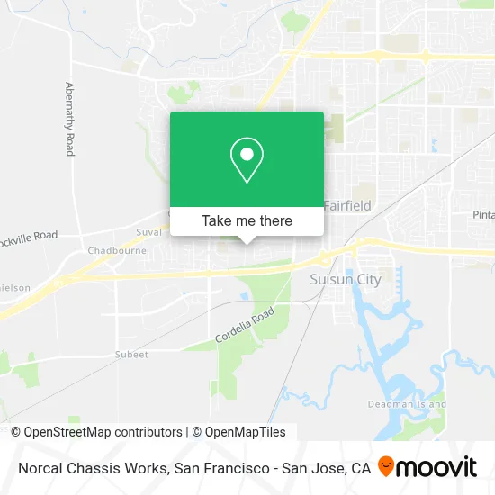 Norcal Chassis Works map