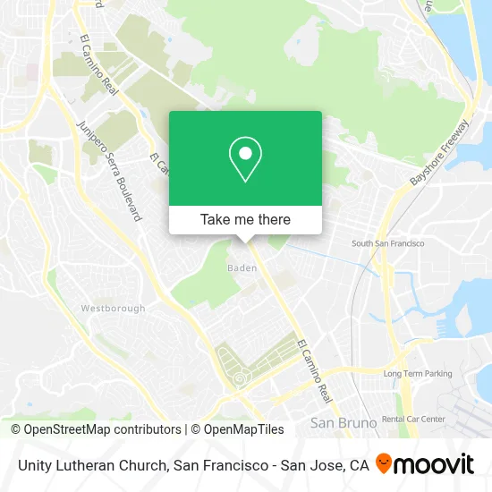Unity Lutheran Church map