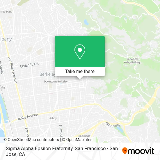 Sigma Alpha Epsilon Fraternity map