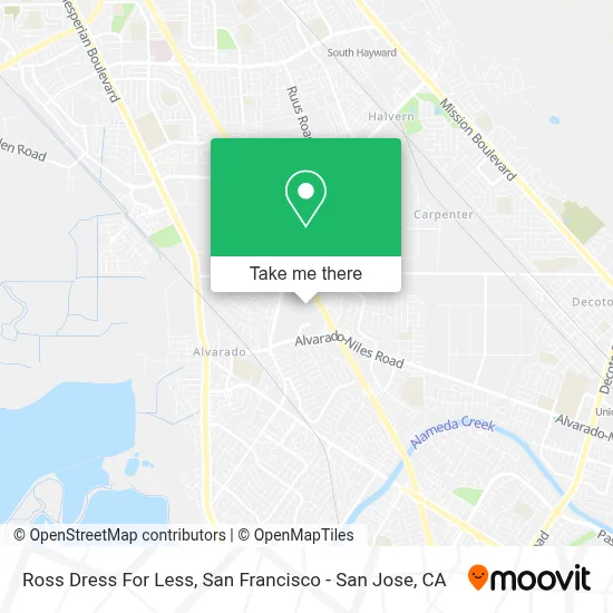 Ross Dress For Less map