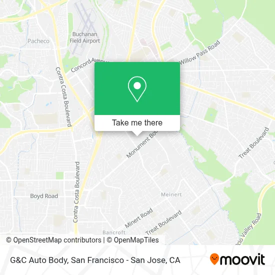 G&C Auto Body map