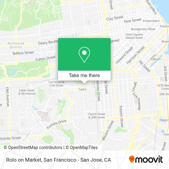 Rolo on Market map