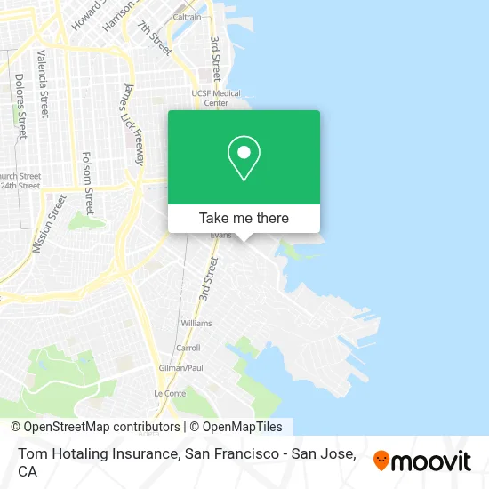 Tom Hotaling Insurance map