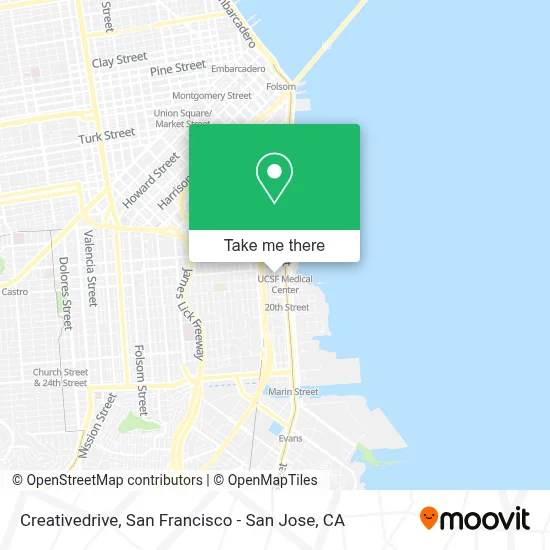 Creativedrive map