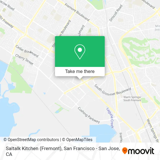 Saltalk Kitchen (Fremont) map