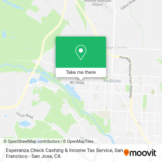 Esperanza Check Cashing & Income Tax Service map