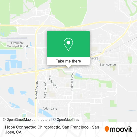 Hope Connected Chiropractic map