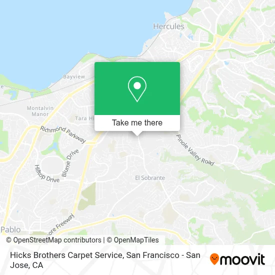 Hicks Brothers Carpet Service map