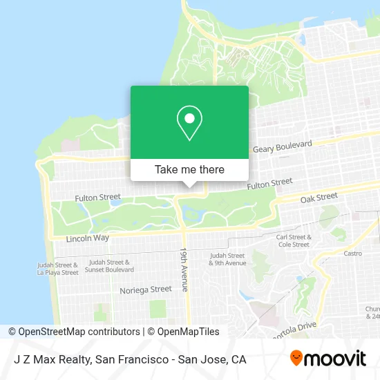 J Z Max Realty map