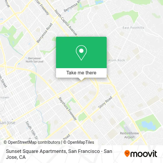 Sunset Square Apartments map