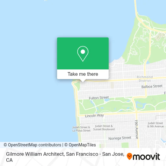 Gilmore William Architect map