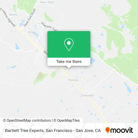 Bartlett Tree Experts map