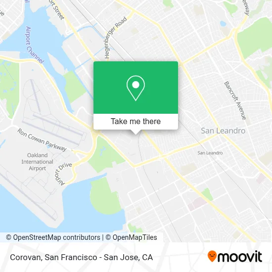 Corovan map
