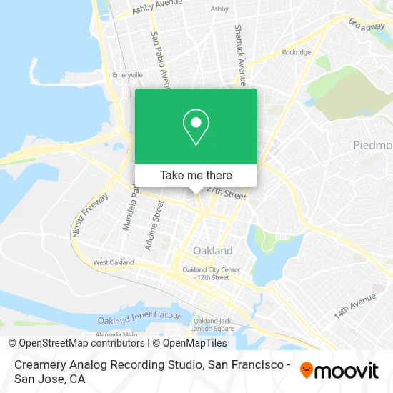 Creamery Analog Recording Studio map