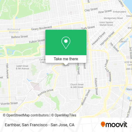 Earthbar map