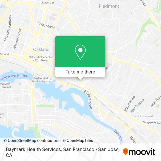 Baymark Health Services map