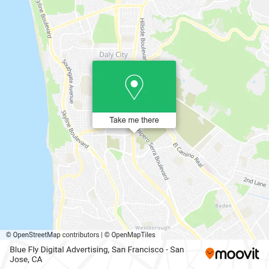 Blue Fly Digital Advertising map