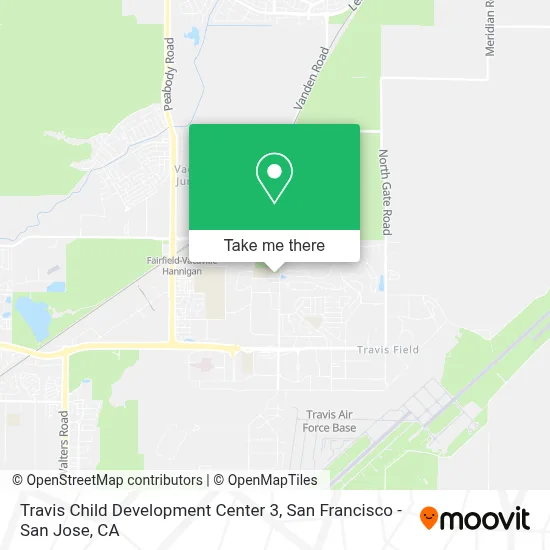 Travis Child Development Center 3 map