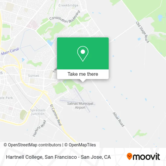 Hartnell College map