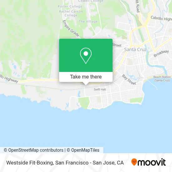 Westside Fit-Boxing map