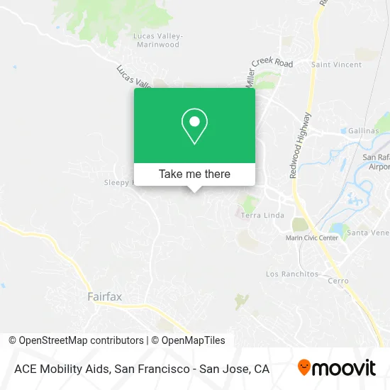 ACE Mobility Aids map