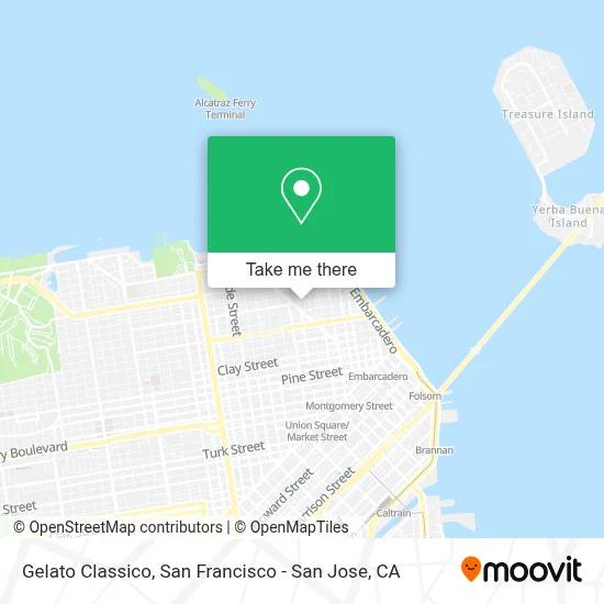 Gelato Classico map