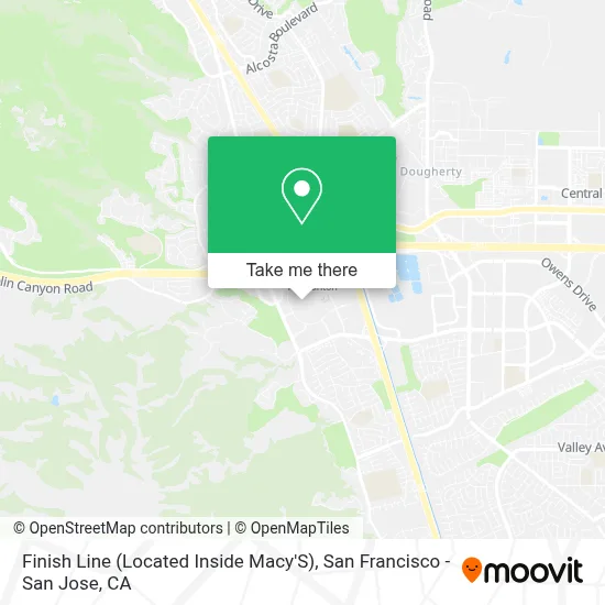 Finish Line (Located Inside Macy'S) map