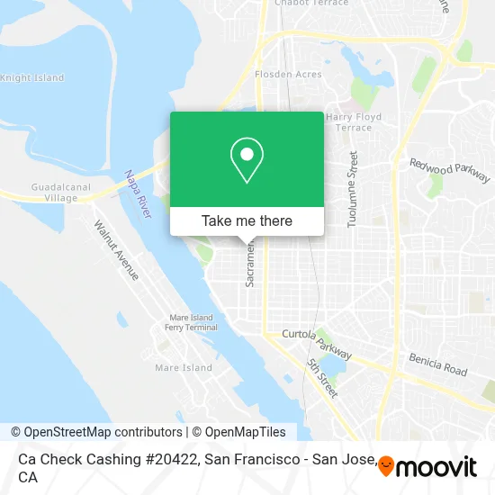 Ca Check Cashing  #20422 map