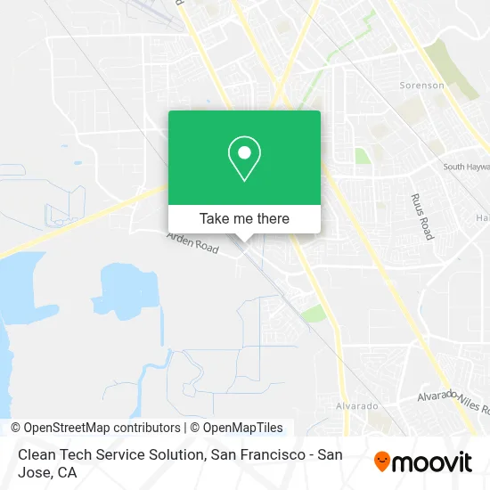 Clean Tech Service Solution map
