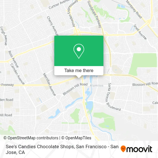 See's Candies Chocolate Shops map
