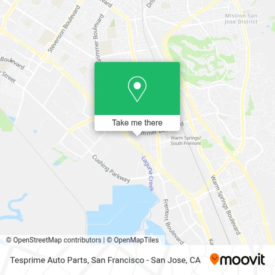 Tesprime Auto Parts map