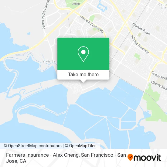 Farmers Insurance - Alex Cheng map