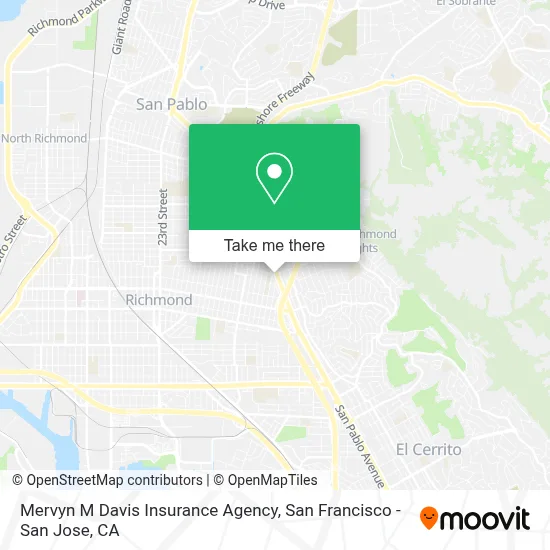 Mervyn M Davis Insurance Agency map