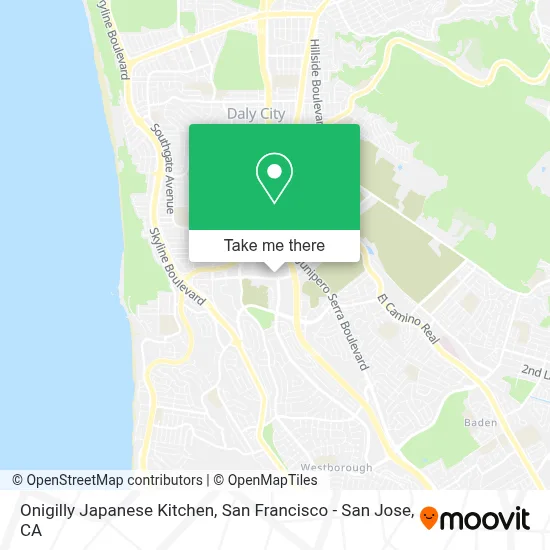 Onigilly Japanese Kitchen map