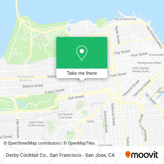 Derby Cocktail Co. map