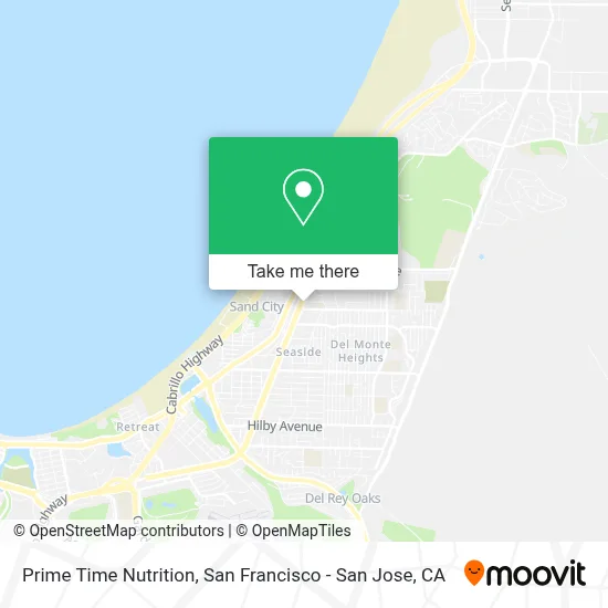 Prime Time Nutrition map