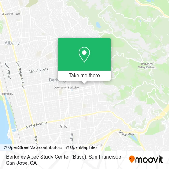 Berkeley Apec Study Center (Basc) map